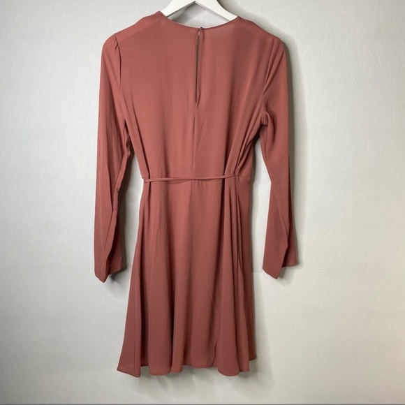Lush Elly Wrap Dress Withered Rose - Picture 8 of 13